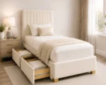 Buttercream Luxe Divan – 3ft | 90 × 190 cm with Mattress Included - Image 2