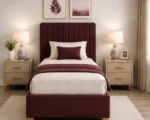Rich Chocolate Divan Bed – 3ft | 90 × 190 cm with Mattress Included
