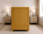 Champagne Gold 3ft Divan – 90 × 190 cm with Padded Finish & Drawer Storage - Image 4