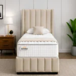 Cream Haven Divan Bed – Sophisticated 3ft Upholstered Bedroom Design