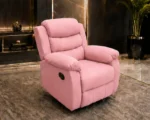 Pink Roma Recliner Chair – Elegant Single Seater Sofa for Modern Homes - Image 2