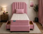 Luxury Blush PinkSingle Divan  Bed – Premium Bedroom Collection– Stylish & Sophisticated