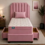 Luxury Blush PinkSingle Divan  Bed – Premium Bedroom Collection– Stylish & Sophisticated