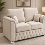 Elegant Chesterfield 2 Seater Sofa – Premium Finish Luxury Living Room 2 Seater Sofa – Sophisticated Design