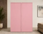 Elegant Modern Wardrobe with 4 Doors, 2 Mirror Panels and 2 Drawer Units - Image 5