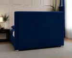 Royal Navy Tufted Bed with Mattress – Luxury Upholstered Double Bed 160×200 cm / 4ft 6in - Image 4