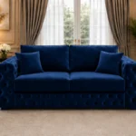 Elegant Ashton 2-Seater Couch – Luxury Modern Fabric Sofa