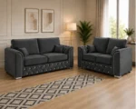 Elegant Home Furniture Sofa Collection Luxury Fabric Sofa Set for Living Room