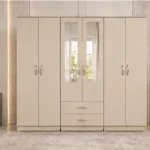 Large Premium 6 Door Mirrored Wardrobe for Modern Home