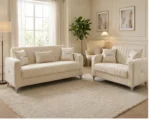 ORION Turkish Luxury Sofa Set Plush Velvet - Vertical Channel Design & Premium Comfort - Image 2