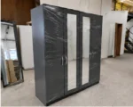 Spacious 4 Door Mirrored Bedroom Wardrobe with Full-Length Mirrors – Elegant Modern Furniture - Image 2