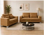 Elegant Comfort Oak Sofa – Premium 3+2 Seater Set for Contemporary Interiors - Image 4