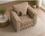 Luna Luxury 1 Seater Sofa Luna Chesterfield 1 Seater Sofa - Image 3
