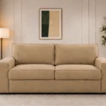Modern Oak 2-Seater Sofa | Elegant Luxury Living Room Couch