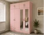Large 4 Door Wardrobe with 4 Drawers & Full Length Mirrors - Image 2
