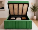 Bottle Green Ottoman King Bed – Sophisticated 5ft Upholstered Frame for Modern Bedrooms - Image 3