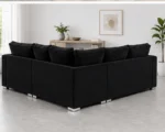 Luxury Camel Corner Sofa – Spacious Modern L-Shaped Fabric Sectional - Image 4