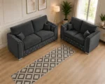 Elegant Home Furniture Sofa Collection Luxury Fabric Sofa Set for Living Room - Image 4