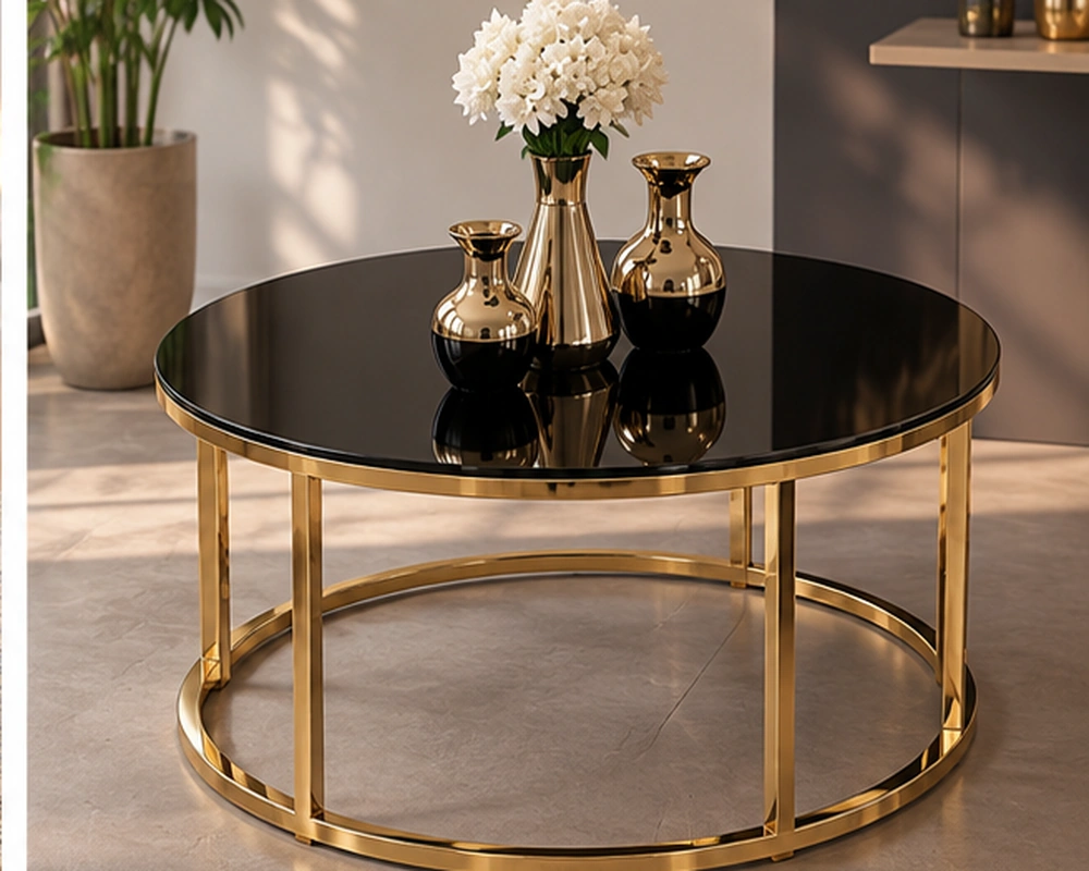 Luxury Marble Effect Coffee Tables Premium Modern Coffee Table – Elegant Centre Table for Living Room & Lounge - Image 1