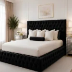 Classic Black Ambassador King Bed –Luxury 5ft King Size with Mattress