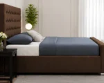 Classic Brown Florida 6ft Bed – 200×200cm Super King Luxury Tufted Headboard - Image 3
