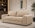 Elegant Beige 2-Seater Sofa _ Modern Luxury Living Room Sofa - Image 2