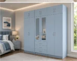 Premium Bedroom Wardrobe with 6 Doors 2 Mirrors & Multiple Storage Drawers - Image 2