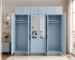 Premium Bedroom Wardrobe with 6 Doors 2 Mirrors & Multiple Storage Drawers - Image 4
