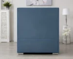 Designer Blue Florida Single Bed with Mattress - Premium Upholstered Bed - Image 4