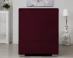 Contemporary Burgundy Velvet Florida Single Bed -90 × 190 cm Bed - Image 4
