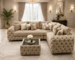 Modern Ashton Corner Sofa – Premium L-Shaped Tufted Luxury Couch - Image 4
