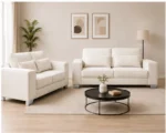 Luxury Sofa Set Off White – Modern 3+2 Seater Sofa for Elegant Living Room