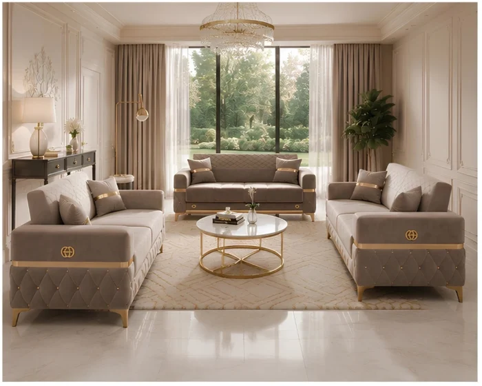 Complete Sofa Set 3+2+2 – Premium Modern Living Room Design