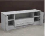 Stylish TV Stand Cabinet with Open Shelf, Drawers & Side Storage – Modern Living Room Furniture - Image 3