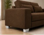 Contemporary Brown Luxury Sofa – Modern 3+2 Seater Set for Stylish Living Space - Image 3