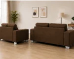 Contemporary Brown Luxury Sofa – Modern 3+2 Seater Set for Stylish Living Space - Image 4