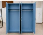 Contemporary 4 Door Mirrored Wardrobe with Full-Length Mirrors – Stylish Clothes Storage Furniture - Image 4