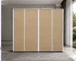 Ivory White 6 Door Wardrobe – Elegant Storage for Contemporary Bedrooms - Image 4
