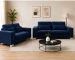 Designer Sofa Set Blue – Premium 3+2 Seater Sofa for Modern Living Room
