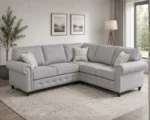 Grey Luxury Corner Sofa – Classic Elegance, Comfort & Sophisticated Style - Image 5