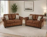 Elegant Living Room 3+2 Sofa Set -  Comfortable Seating with a Beautiful Traditional Finish