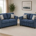 Modern Classic Chesterfield Sofa Set - Premium Upholstery with Stylish Button-Tufted Detailing