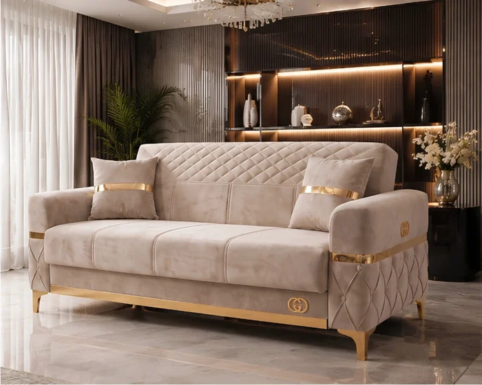 Modern Convertible Sofa Bed – Comfortable Storage Sofa for Home