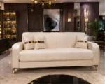 3 Seater Sofa Bed with Storage – Modern Convertible Design - Image 4
