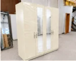 Large 4 Door Wardrobe with Full-Length Mirror Doors – Stylish Contemporary Bedroom Furniture - Image 4