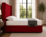 Burgundy Ottoman Bed – Premium 4ft6 Double Frame with Convenient Hidden Storage - Image 3