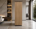 Contemporary Oak Wardrobe – 6 Door Design with Built-In Drawers - Image 3