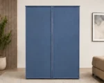 Stylish 4 Door Bedroom Storage Wardrobe with 2 Mirrors and 2 Spacious Drawers - Image 3
