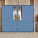 Premium 6 Door Bedroom Wardrobe with Smart Storage Design