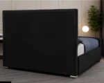Luxury Black Florida Super King Bed – 200×200cm Premium Upholstered Frame - Image 4